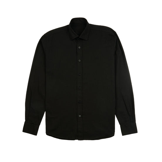 Core Linen Button Down Shirt Button Down Shirts Eight-X BLACK S
