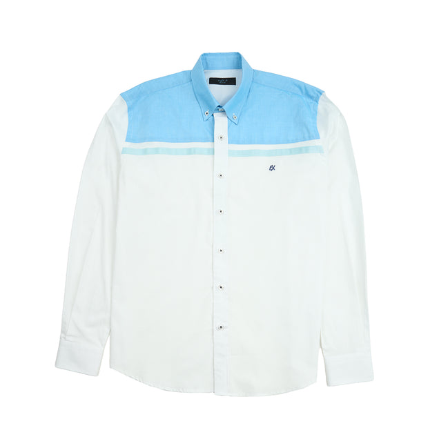 Frame Button Down Shirt Button Down Shirts Eight-X WHITE S