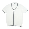 Botanical Jacquard Knit Short Sleeve Shirt Knits Eight-X