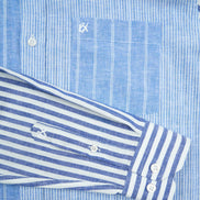 Coastal Stripe Button Down Shirt Button Down Shirts Eight-X