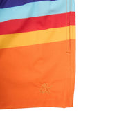 Malibu Stripe Swim Trunks Swim Wear Eight-X