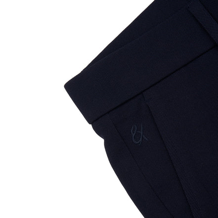 Pleated Pant - Navy Jeans Eight-X
