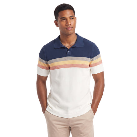 Retro Short Sleeve Knit Polo Knits Eight-X
