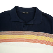 Retro Short Sleeve Knit Polo Knits Eight-X