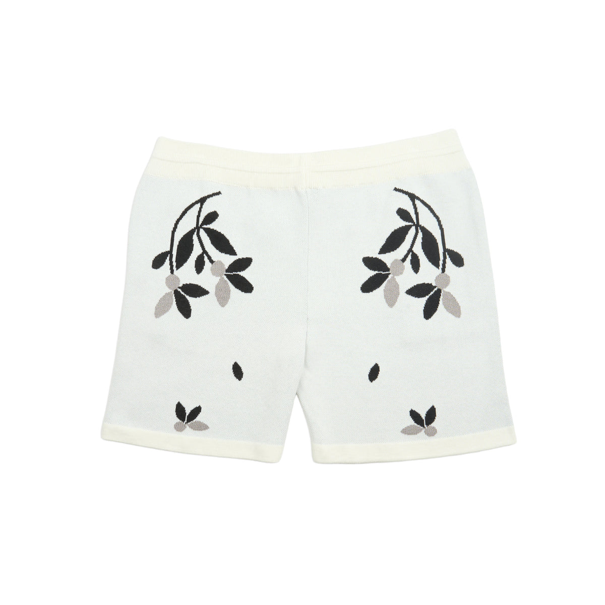 Monochrome Bloom Knit Short Sleeve and Short Set Matching Sets Eight-X