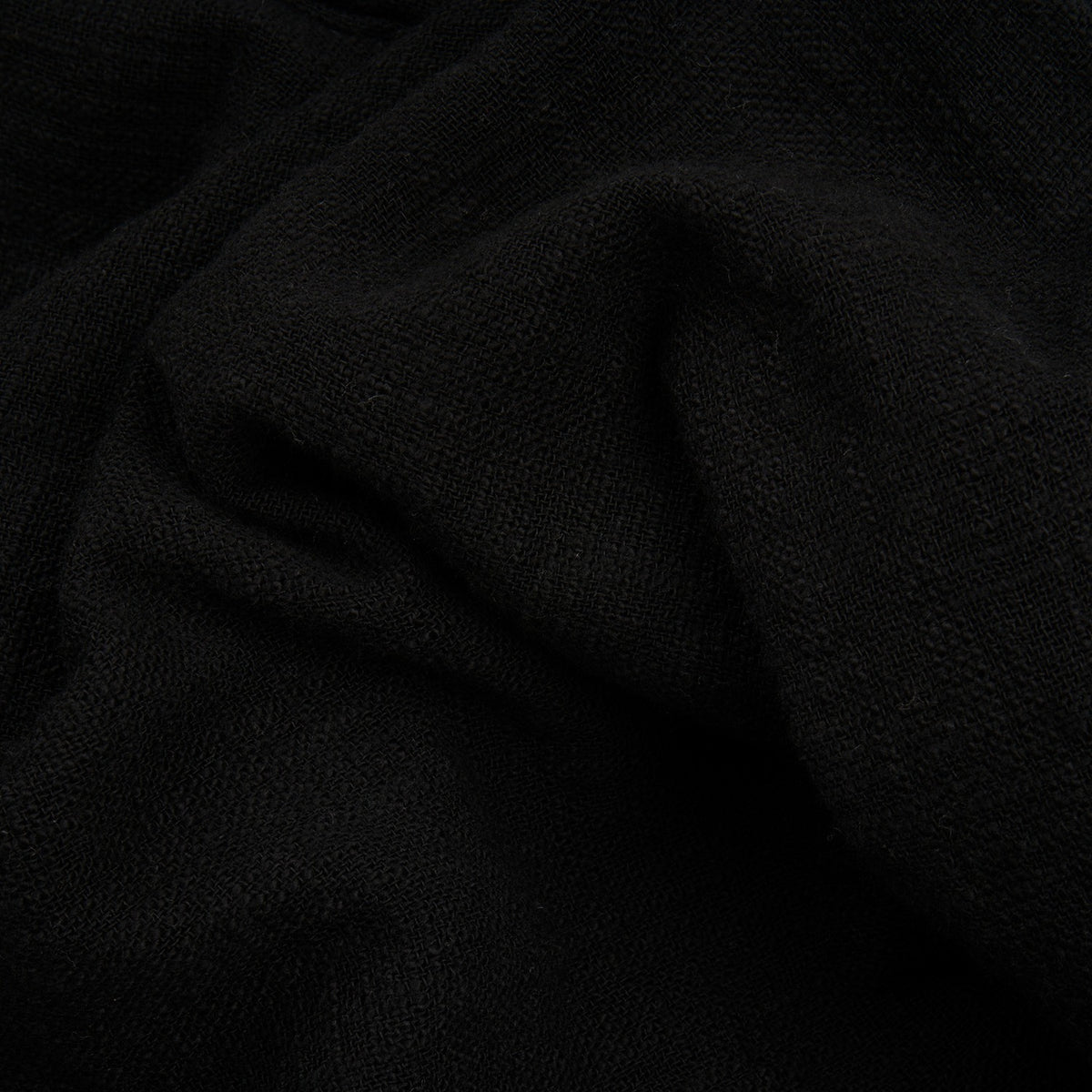 The Drawstring Baggy Pant - Black Linen Eight-X