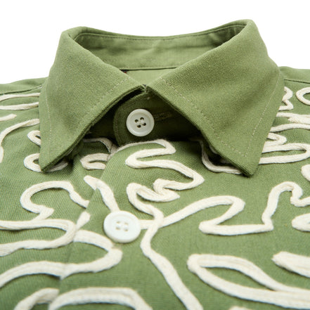 Sculpture Artisan Short Sleeve Button Up Shirt Button Down Shirts Eight-X