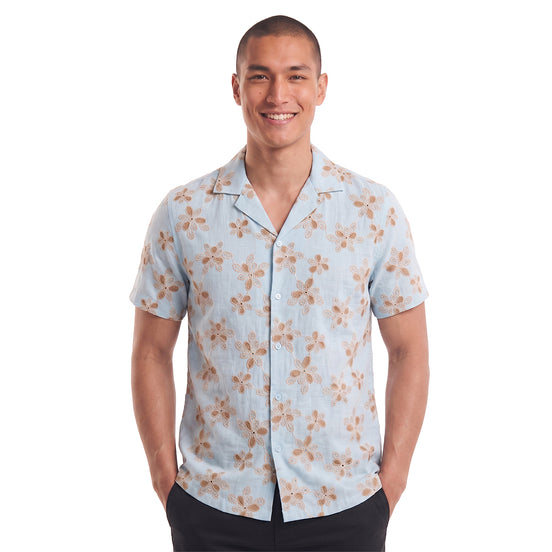 Serene Artisan Short Sleeve Shirt Button Down Shirts Eight-X