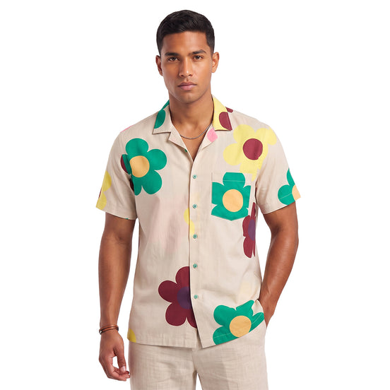 Bloom Short Sleeve Button Up Shirt Button Down Shirts Eight-X