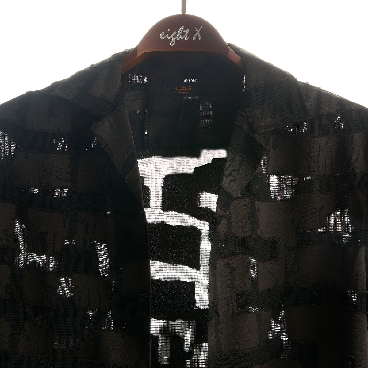 Noir Artisan Short Sleeve Button Up Shirt Button Down Shirts Eight-X