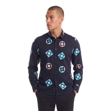 Mod Long Sleeve Button Down Shirt Button Down Shirts Eight-X