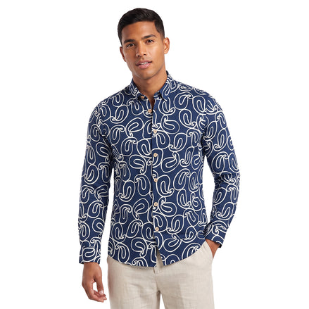 Terra Artisan Long Sleeve Button Down Shirt Button Down Shirts Eight-X