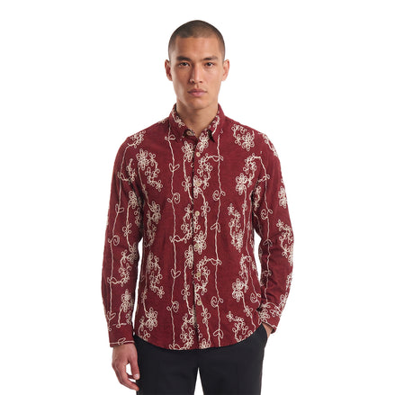 Desert Bloom Artisan Long Sleeve Button Down Shirt Button Down Shirts Eight-X