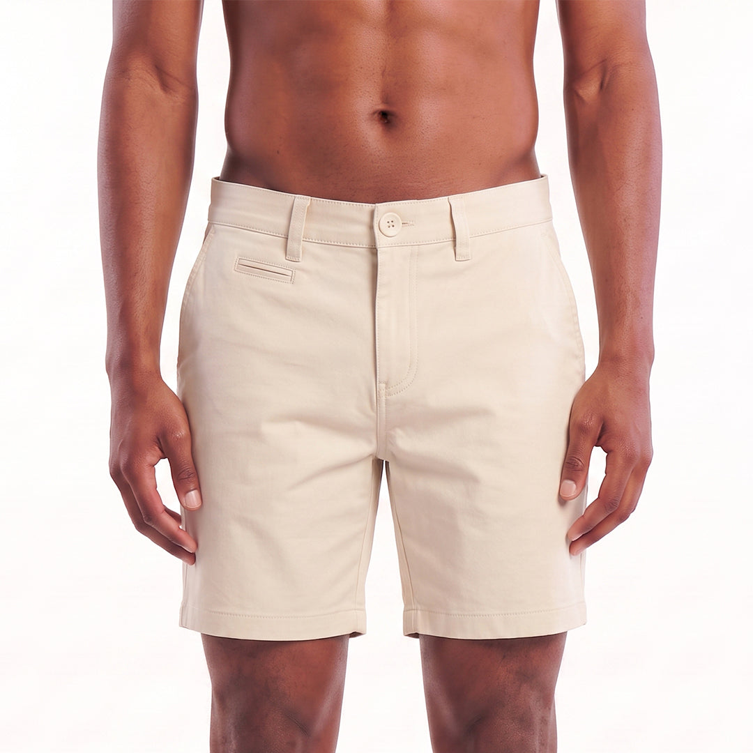 FROG 2.0 Chino Shorts - Beige Shorts Eight-X