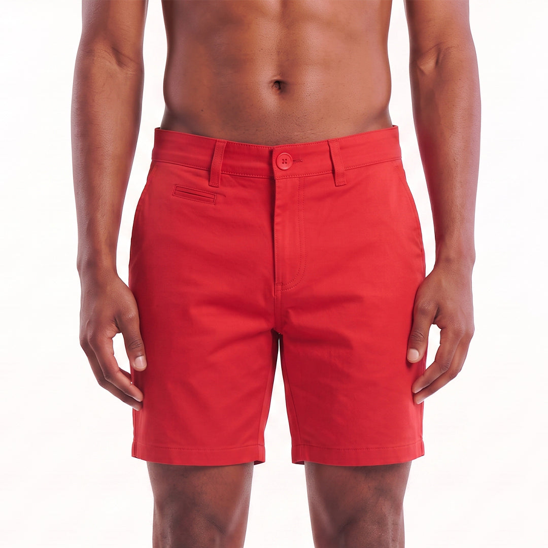 FROG 2.0 Chino Shorts - Red Shorts Eight-X