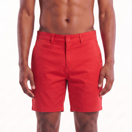 FROG 2.0 Chino Shorts - Red Shorts Eight-X