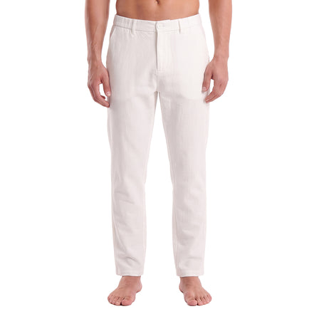 Seersucker Pant - White Jeans Eight-X