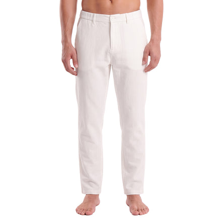 Seersucker Pant - White Jeans Eight-X