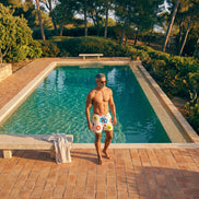 Retro Oasis Swim Trunks Swim Wear Eight-X