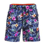 Tropical Floral Print Swim Trunks Swim Trunks EightX