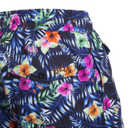 Tropical Floral Print Swim Trunks Swim Trunks EightX
