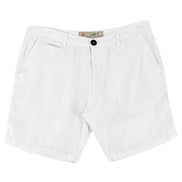 White Linen Slim Fit Shorts Shorts Eight-X WHITE 29
