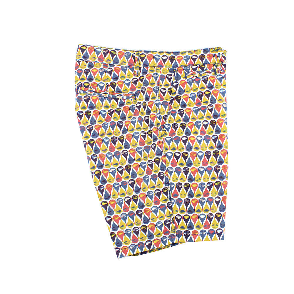 Retro Print Colorful Shorts Chino Shorts EightX