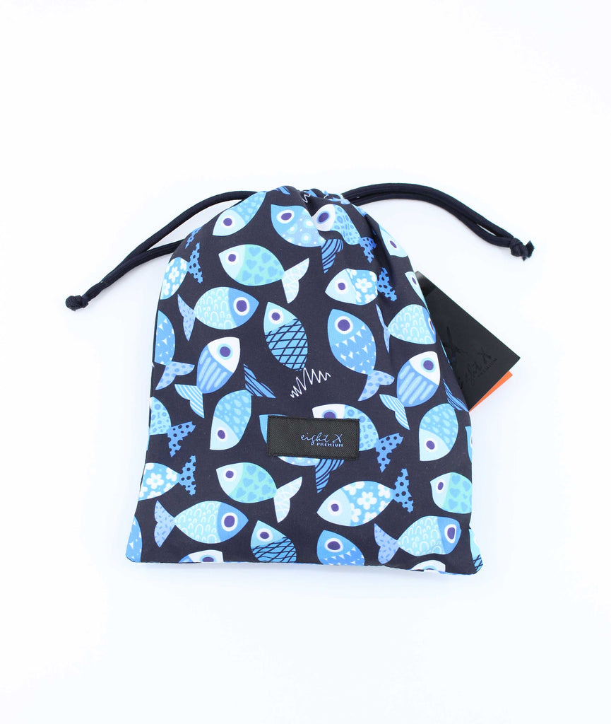 Blue Fish Swim Trunks Swim Trunks EightX