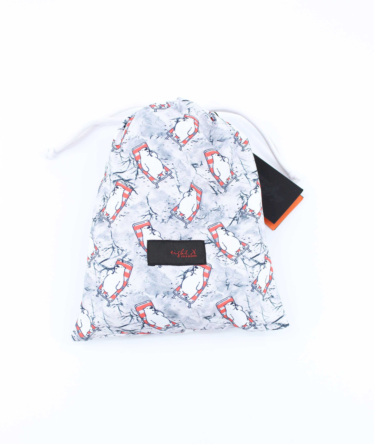 Polar Bear Plunge Print Swim Trunks Swim Trunks EightX