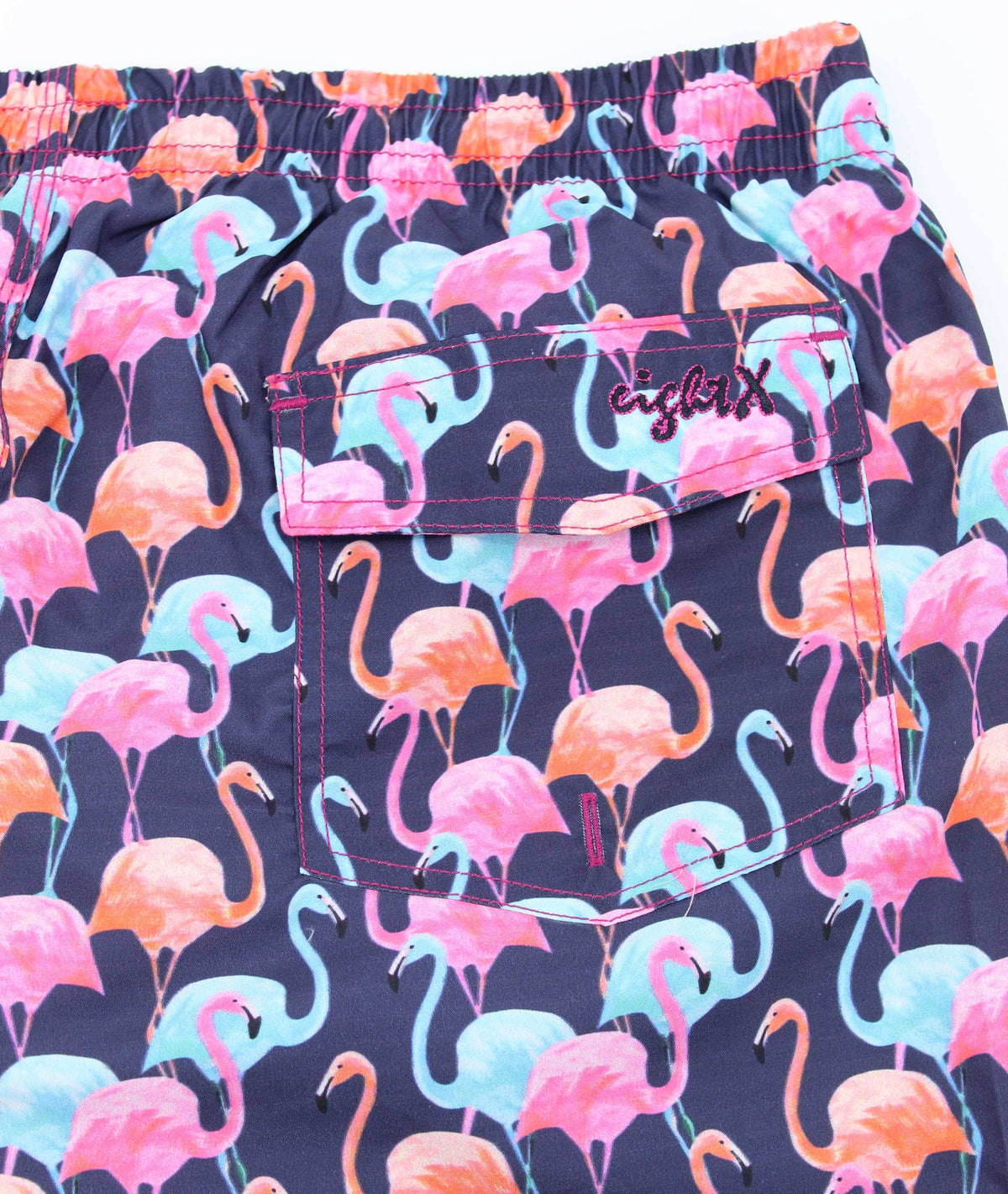 Flamingo Print Swimwear Swim Trunks EightX