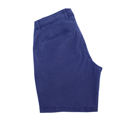 Navy Slim Fit Jacquard Shorts Chino Shorts Eight-X
