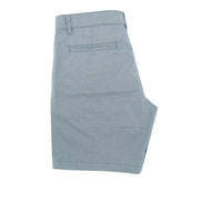 Green Slim Fit Textured Shorts Shorts Eight-X