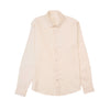 Essential Linen Long Sleeve Button Down Shirt - Beige Short Sleeve Shirts Eight-X