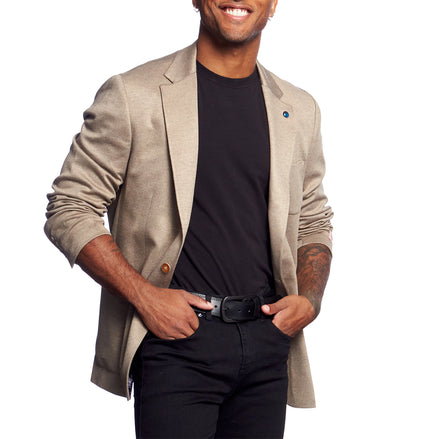 The Fox Blazer - Beige Eight-X