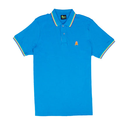 Corsica FROG Slim Fit Polo - Blue Polos Eight-X