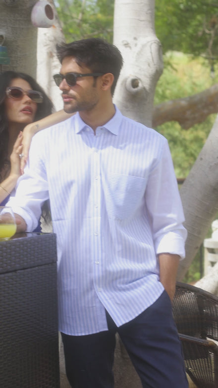 Multiplicity Long Sleeve Button Up Shirt Button Down Shirts Eight-X