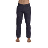 100% Linen Slim Fit Pants - Navy Linen Eight-X