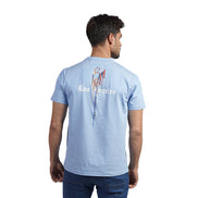 Contents Under Pressure Graphic T-Shirt - Light Blue T-Shirts Eight-X