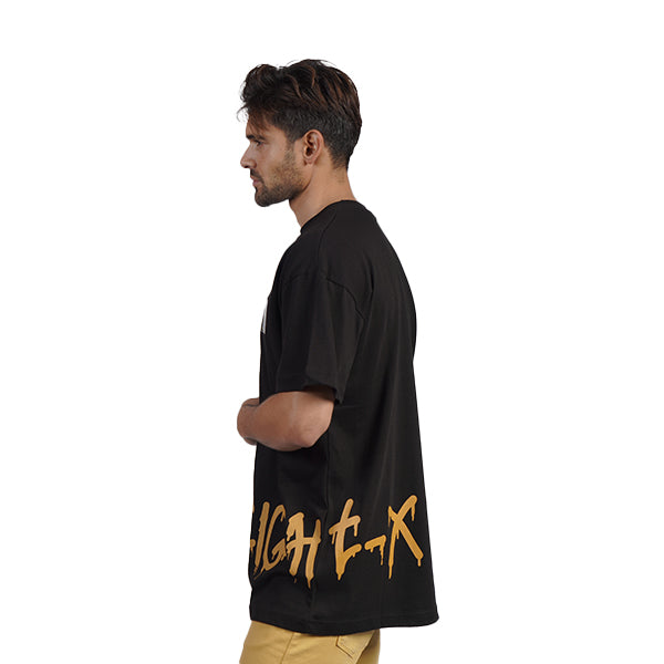 Bear Tag Graphic T-Shirt - Black T-Shirts Eight-X