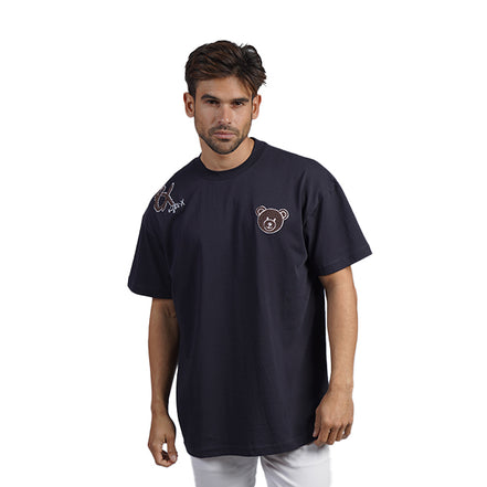 Shoulder The Load Graphic T-Shirt - Navy T-Shirts Eight-X