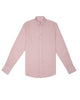 100% Linen Button Long Sleeve Button Down Shirt - Pink Eight-X