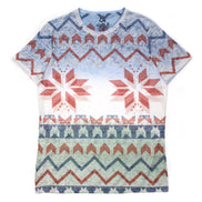 Aqua Printed T-Shirt All Over Print T-Shirts EightX   
