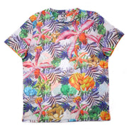 Multi Floral Print T-Shirt All Over Print T-Shirts EightX   