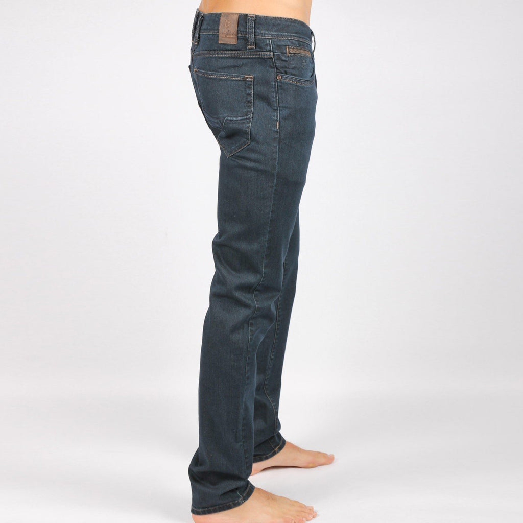 Eight-X | Designer Menswear | Dark Blue Slim Fit Jeans