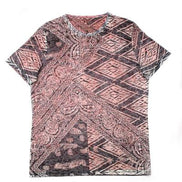 Red Printed T-Shirt All Over Print T-Shirts EightX   