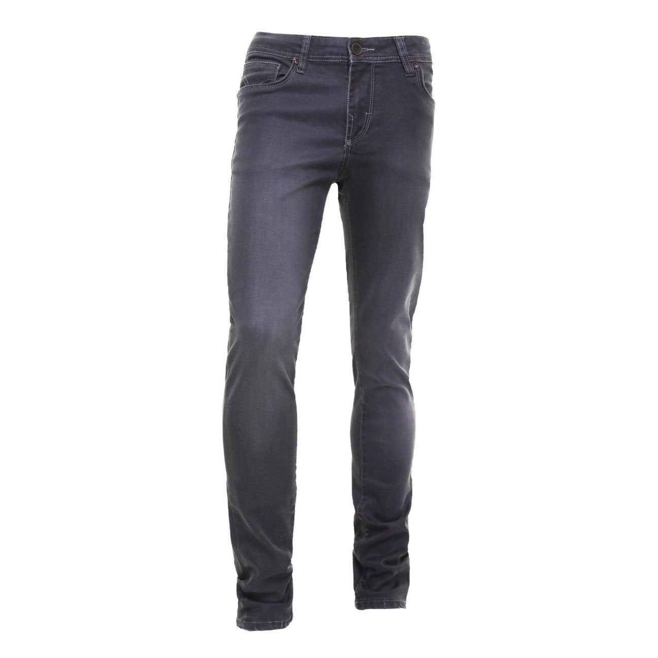 Dark Grey Ankle Grazing Hannah Straight Leg Jeans | New Look