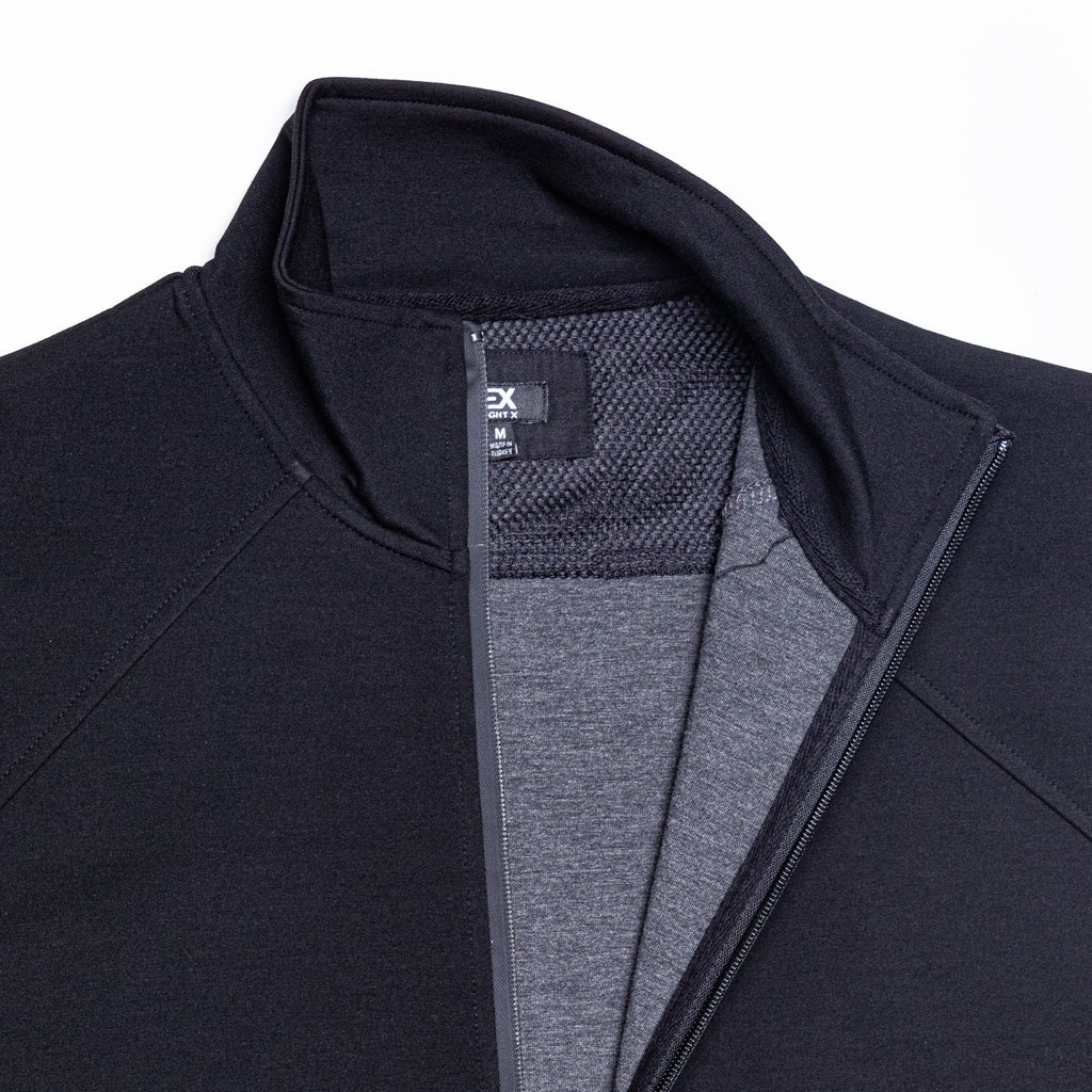 Full Zip Track Jacket - Black Jackets Eight-X   