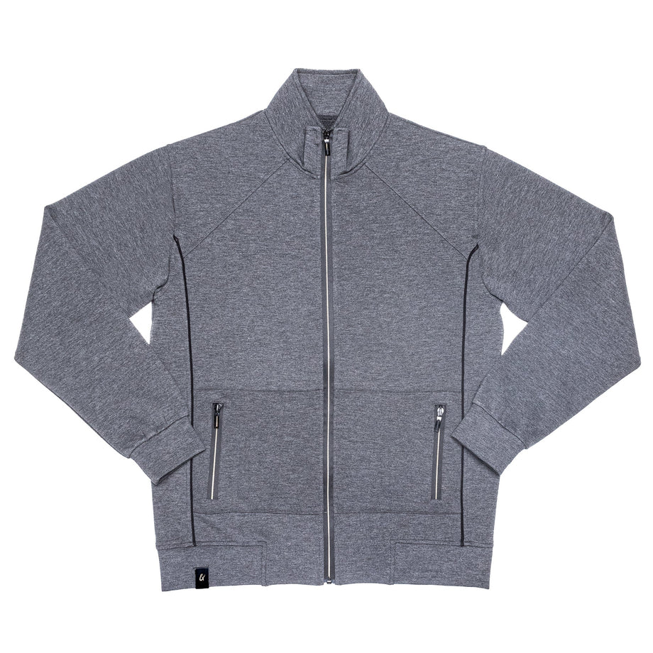 Full Zip Track Jacket - Grey – Eight-X