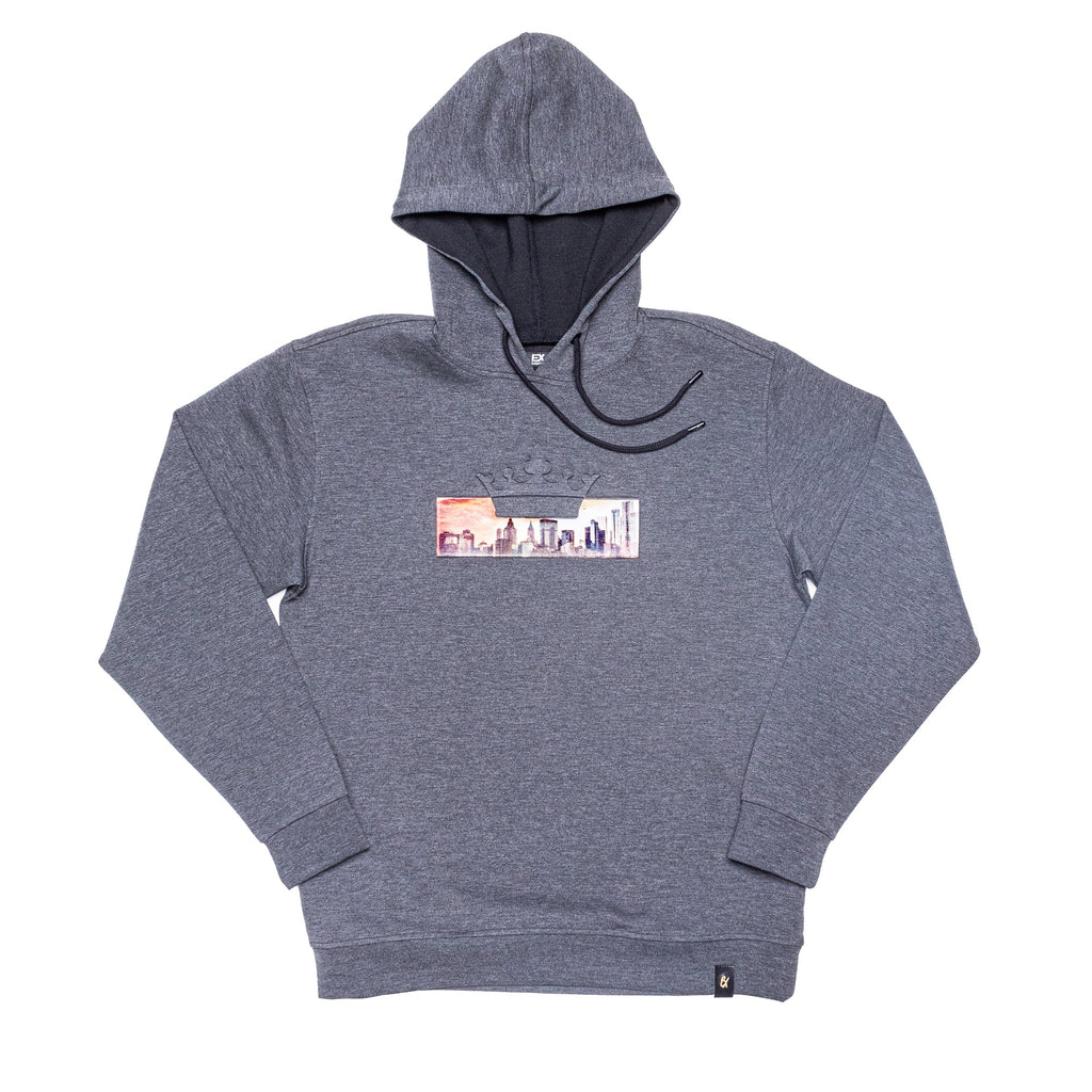 Crown City Hoodie - Grey Sweatshirts Eight-X   