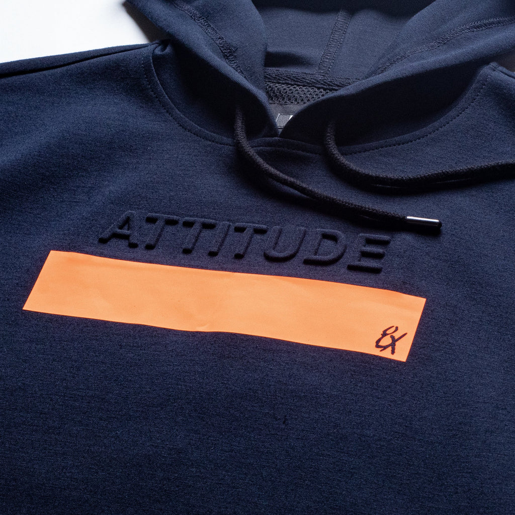 Attitude Hoodie - Navy Sweatshirts Eight-X   